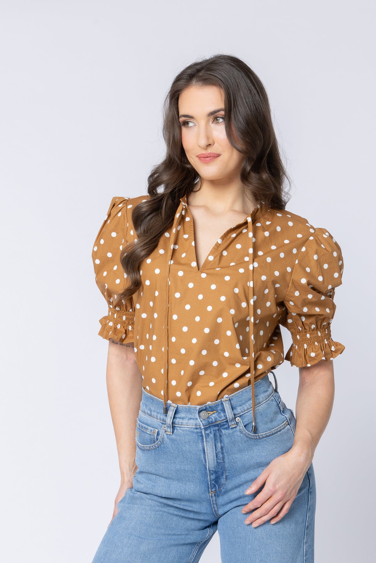 Honey Blouse - Cotton Caramel