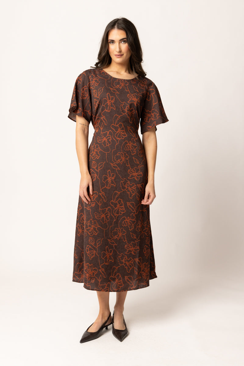 RIVIERA DRESS | Walnut Whisper
