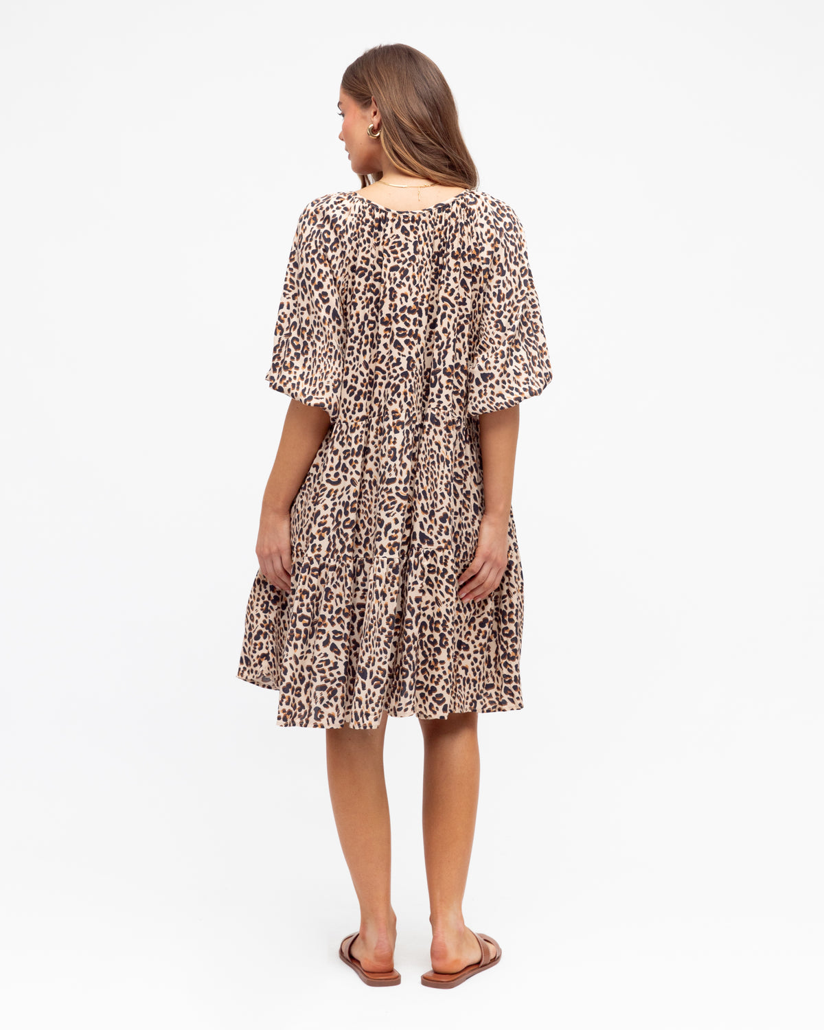 Savannah Mini Dress - Leopard