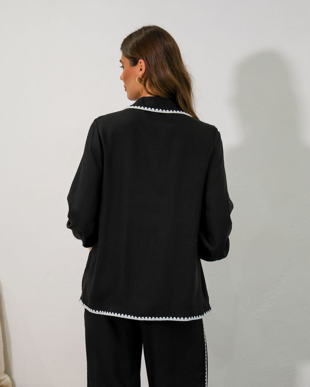 Whipstitch Shirt - Black