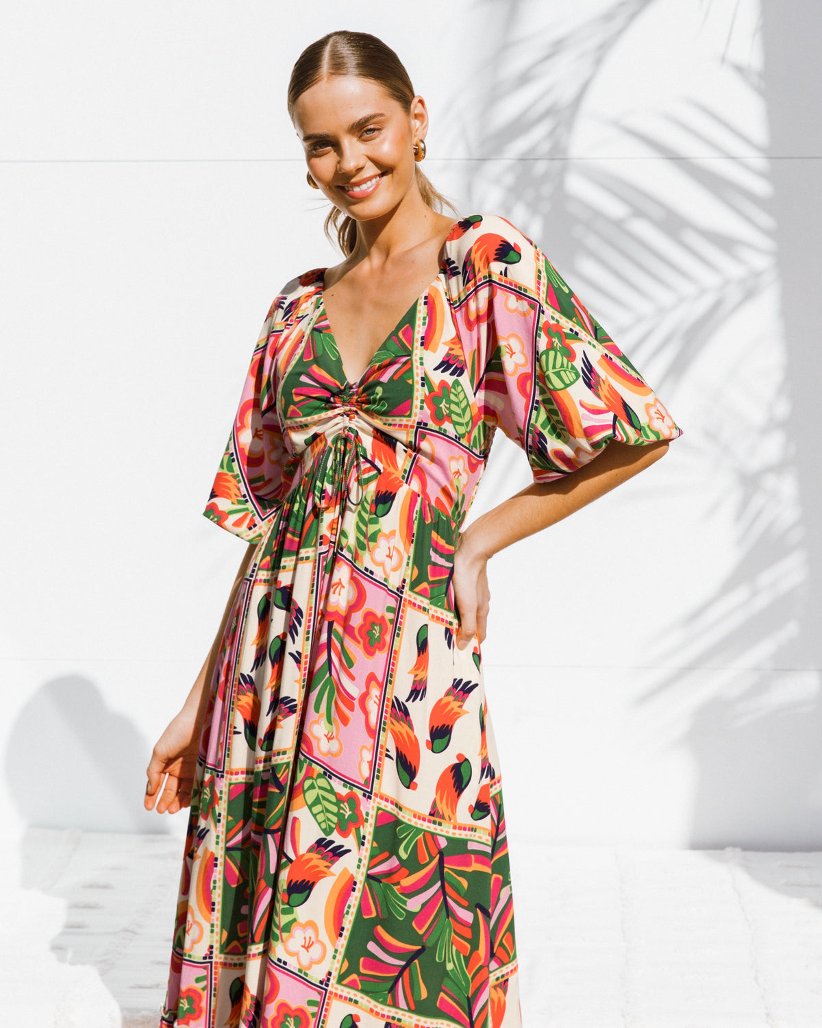 Calista Maxi Dress - exclusive print