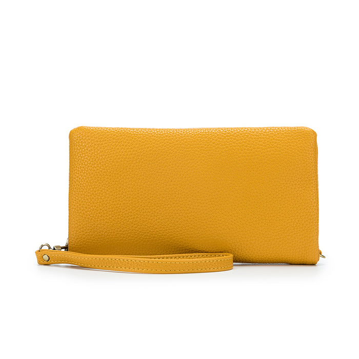 MAVIE MUSTARD WALLET