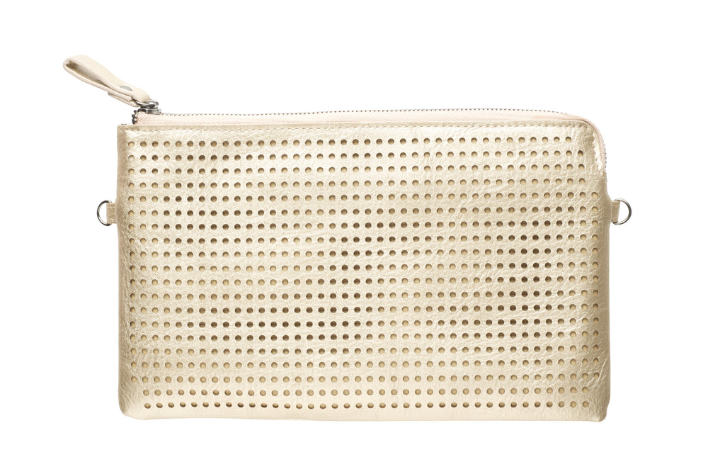 Nina Crossbody/Clutch Bag - Gold