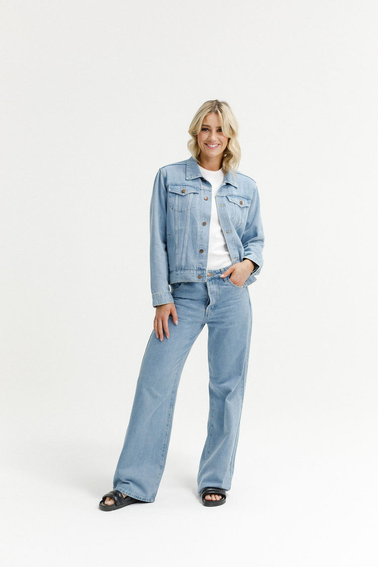 Olly Denim Jacket - Stonewash
