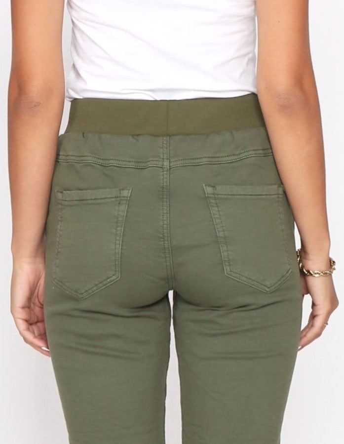 Riley Jogger Jean - Khaki