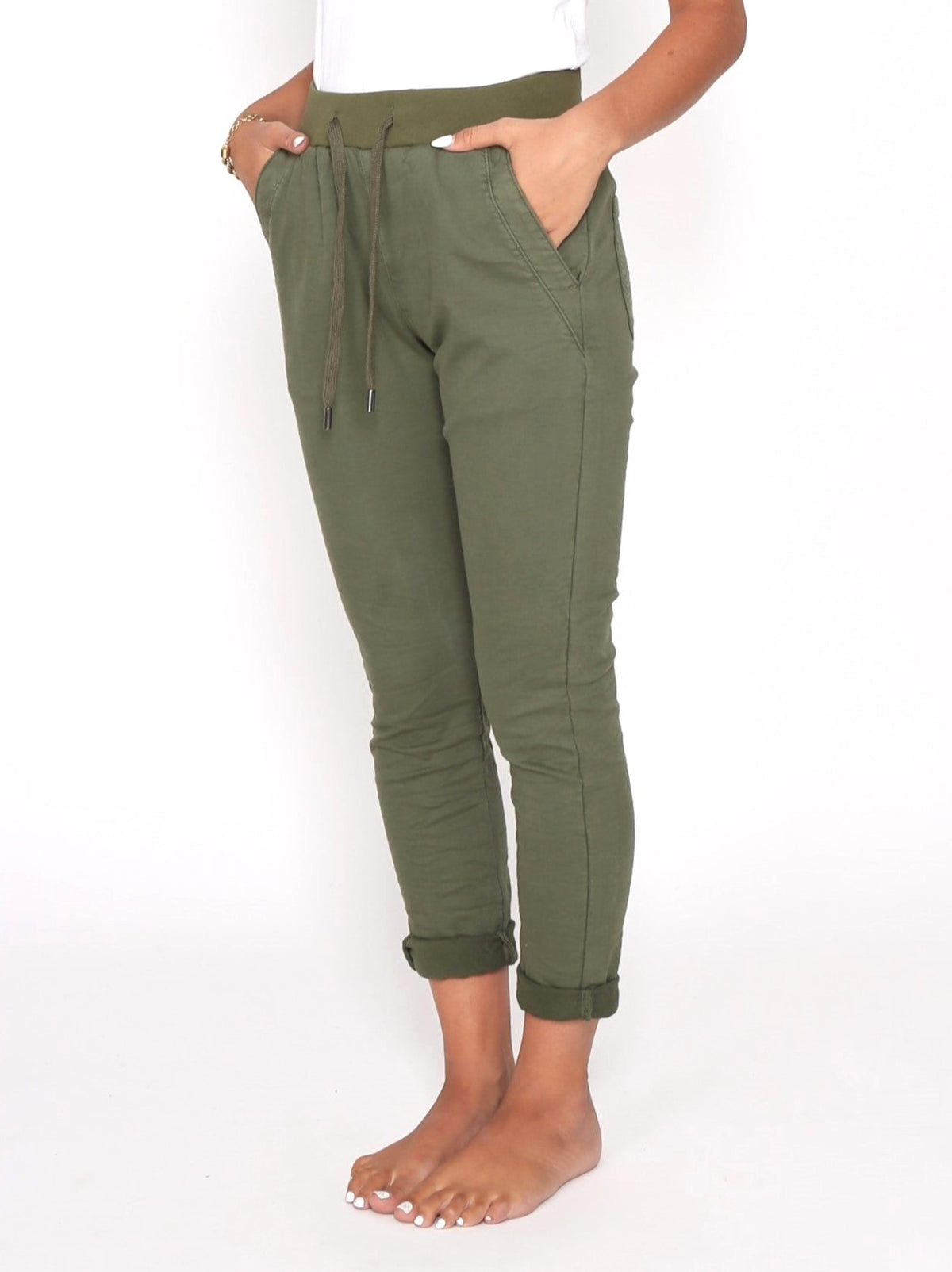 Riley Jogger Jean - Khaki