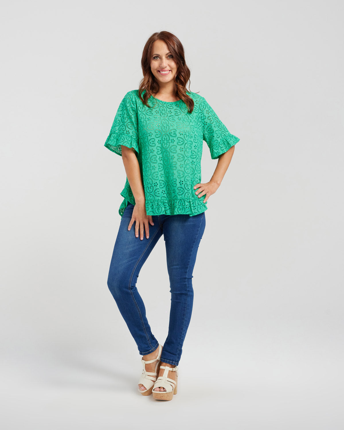 Leah Top - Green - Green