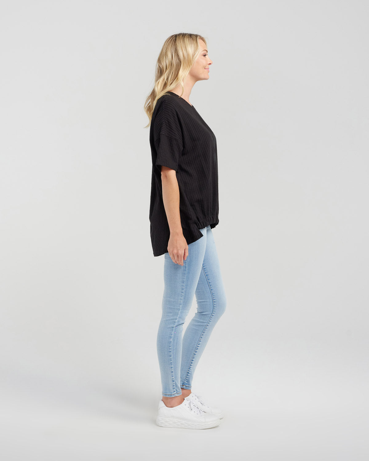 Nikita Top - Black Stripe