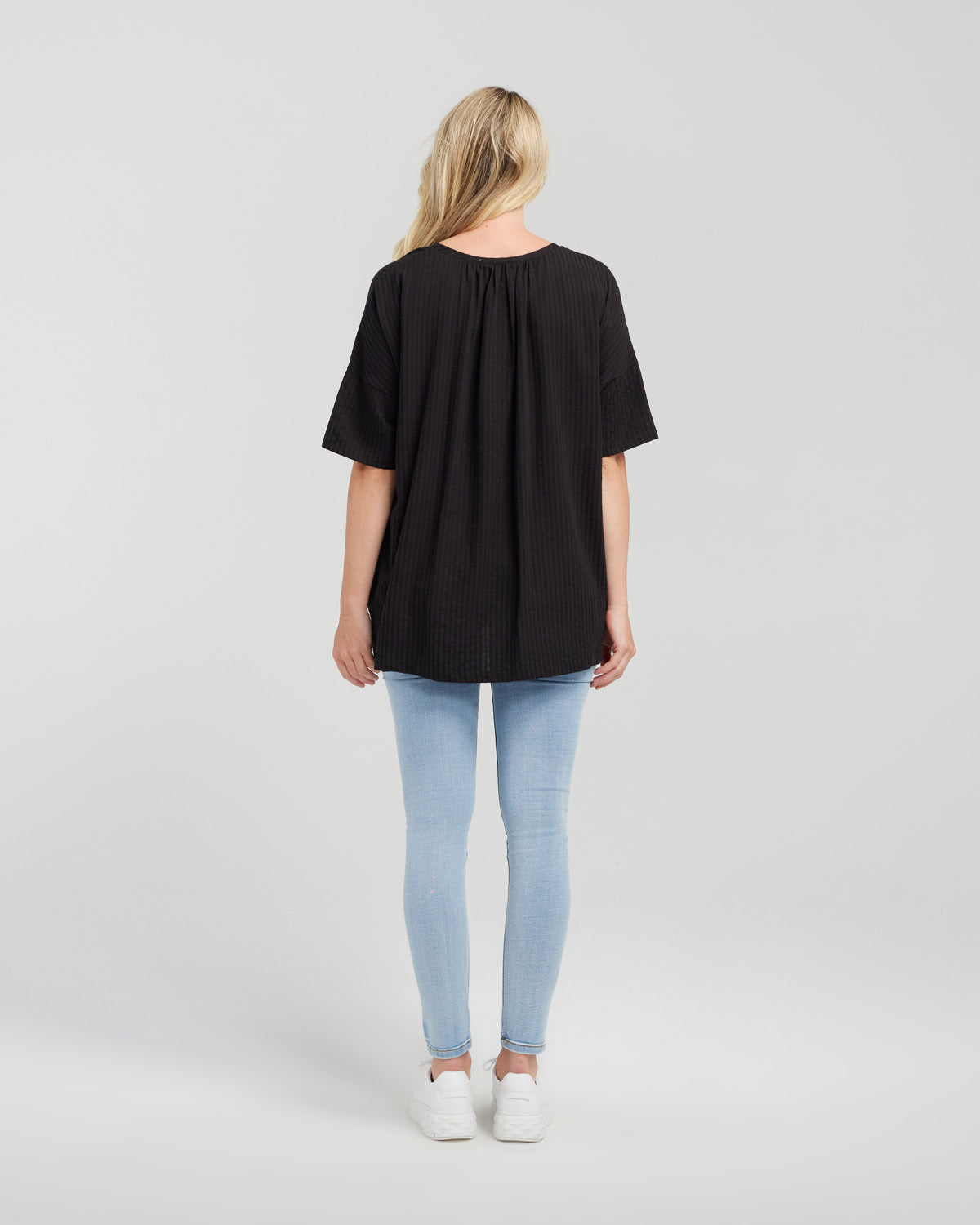 Nikita Top - Black Stripe