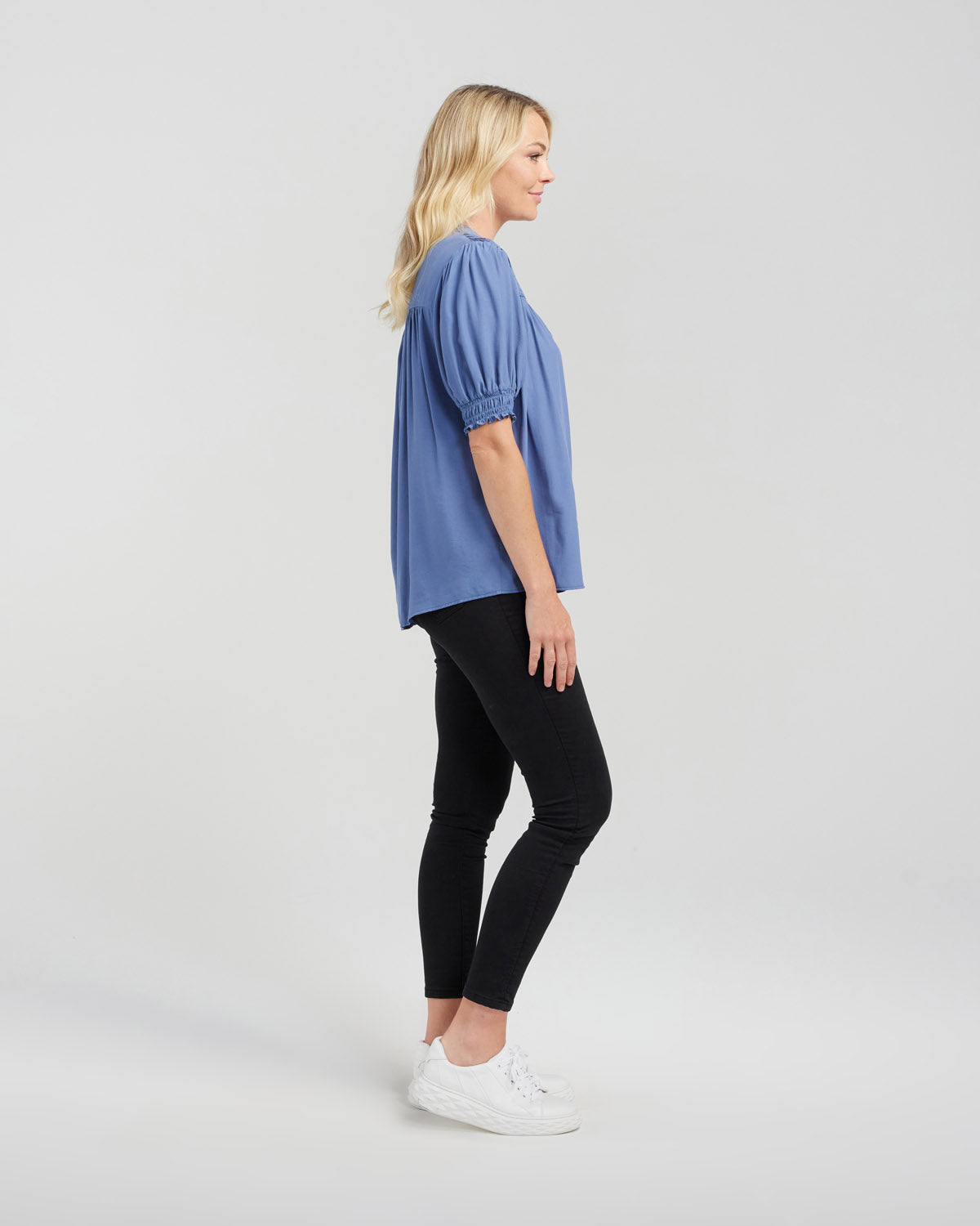 Bella Blouse - Blue