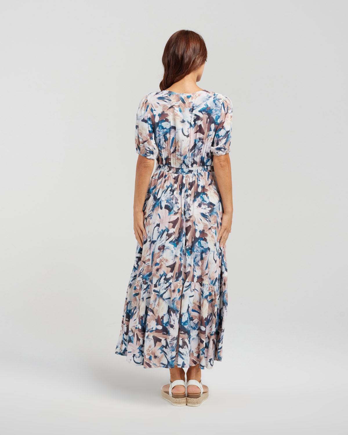 Nora Dress - Brush Strokes