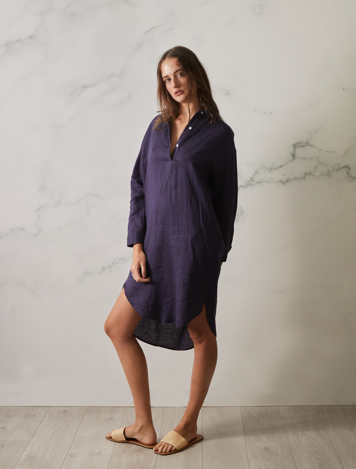 Clare Dress - Navy