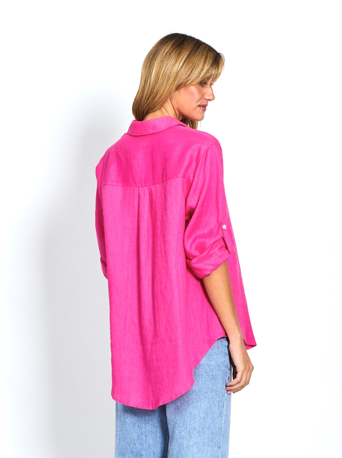 Adele Shirt - Fuschia