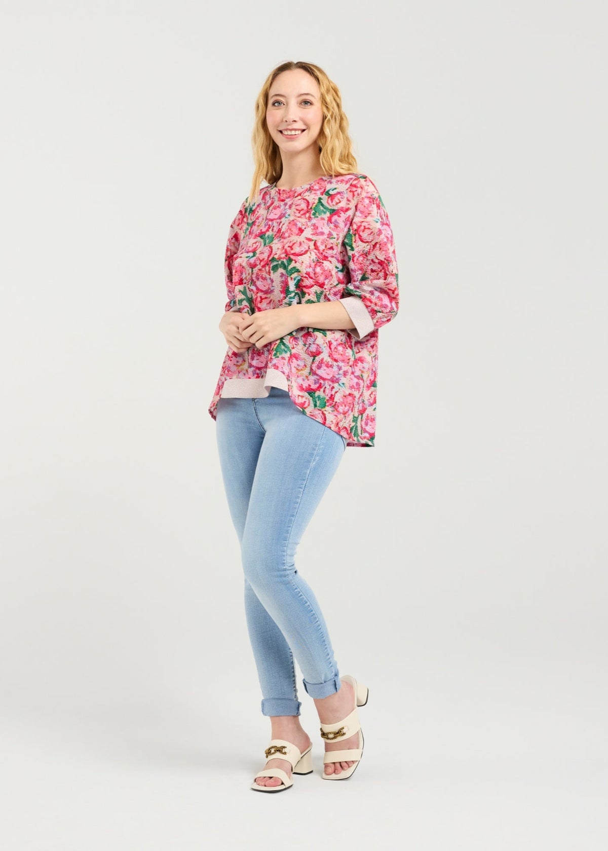 Taylor Top - Berry Strokes