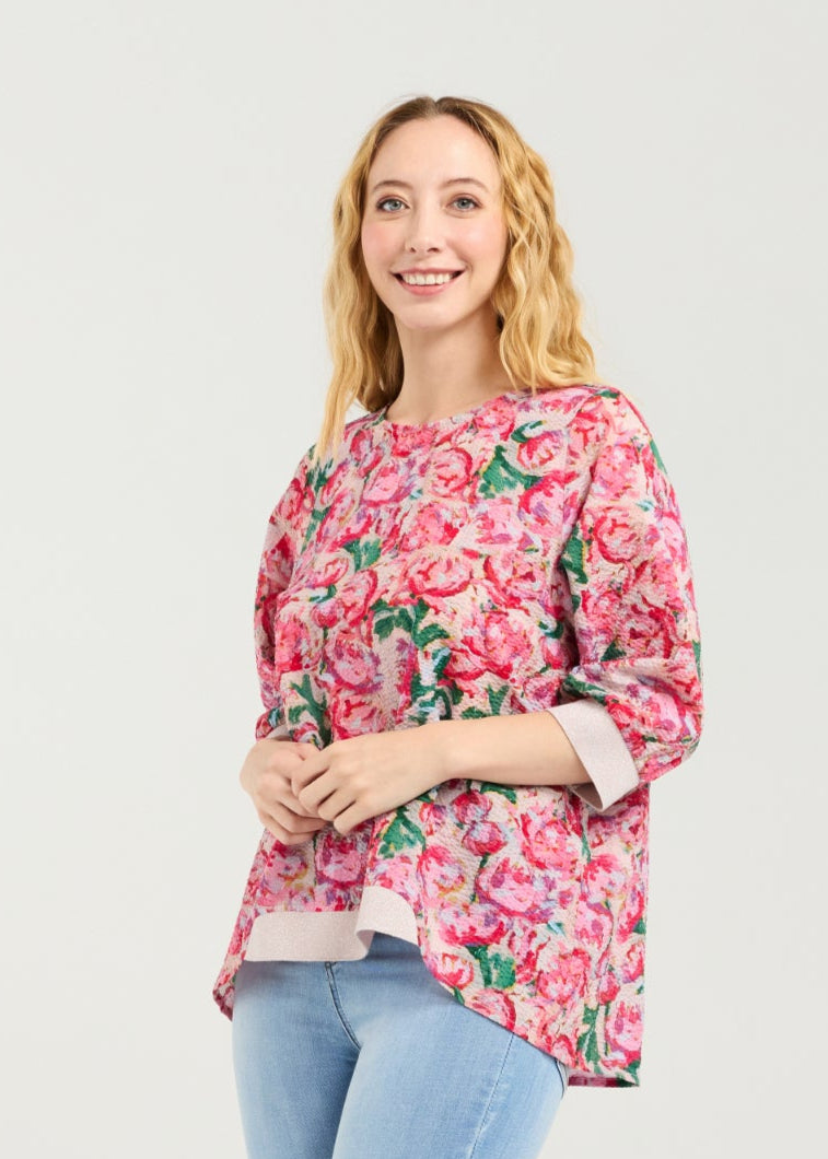 Taylor Top - Berry Strokes