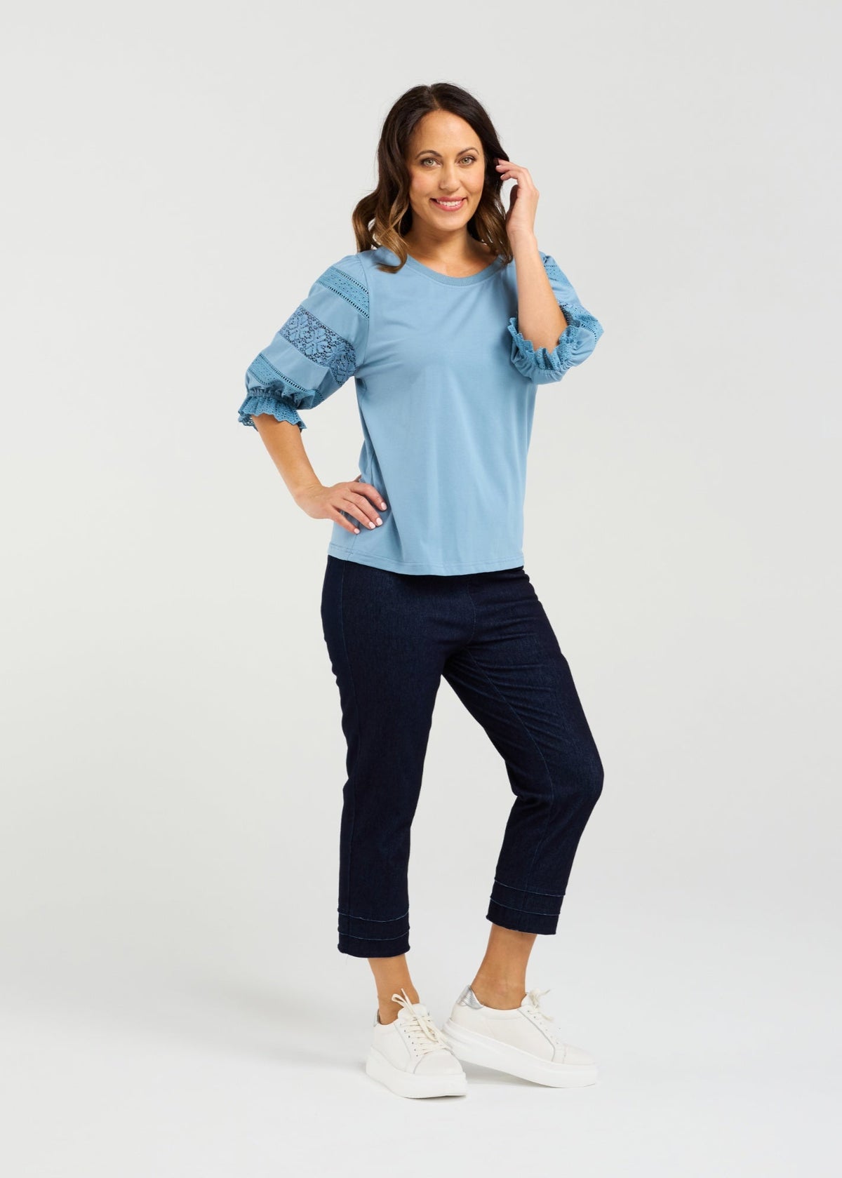 Amber Top - Blue