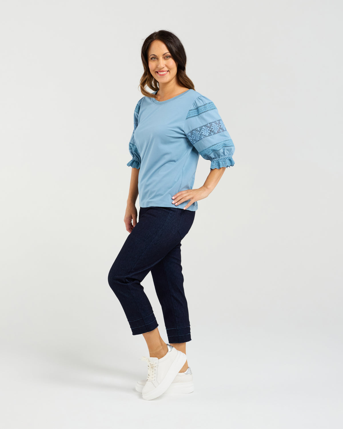 Amber Top - Blue