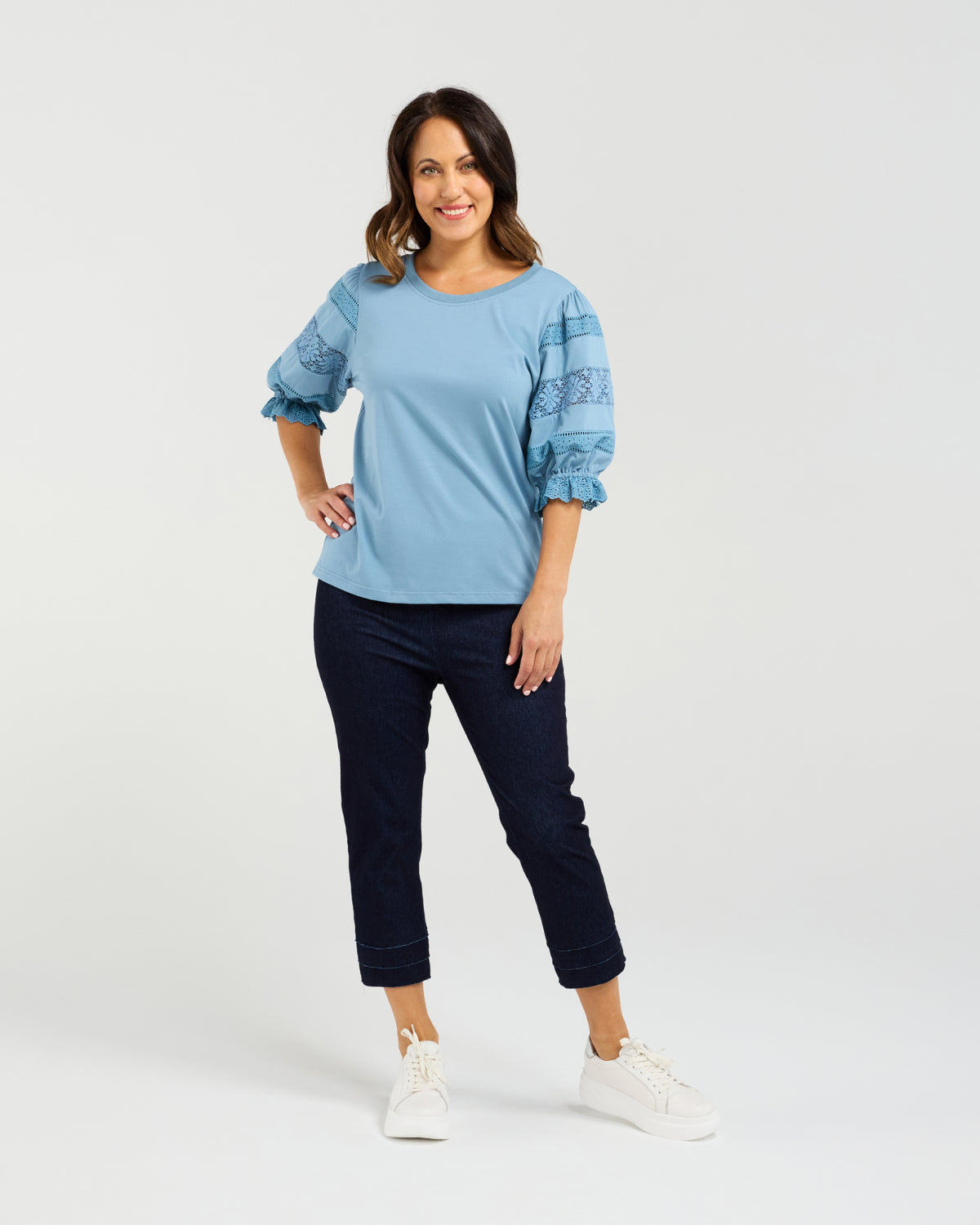 Amber Top - Blue