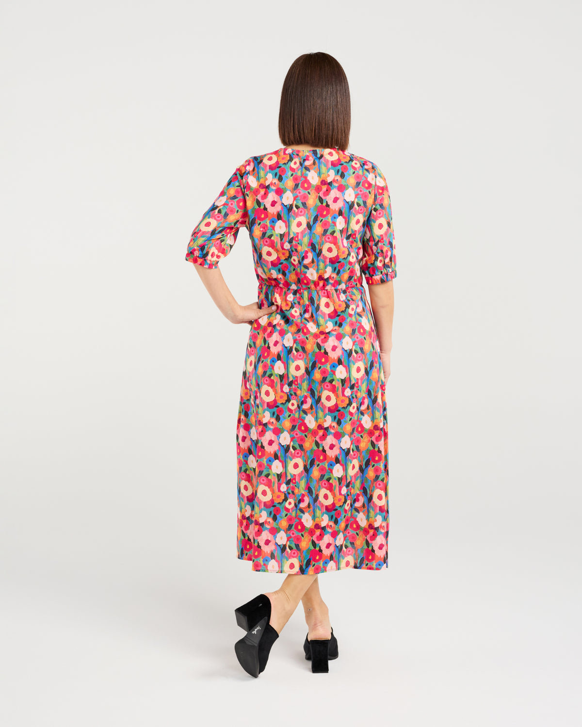 Margot Dress - Canvas Bloom