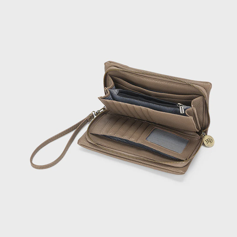 MAVIE TAUPE WALLET