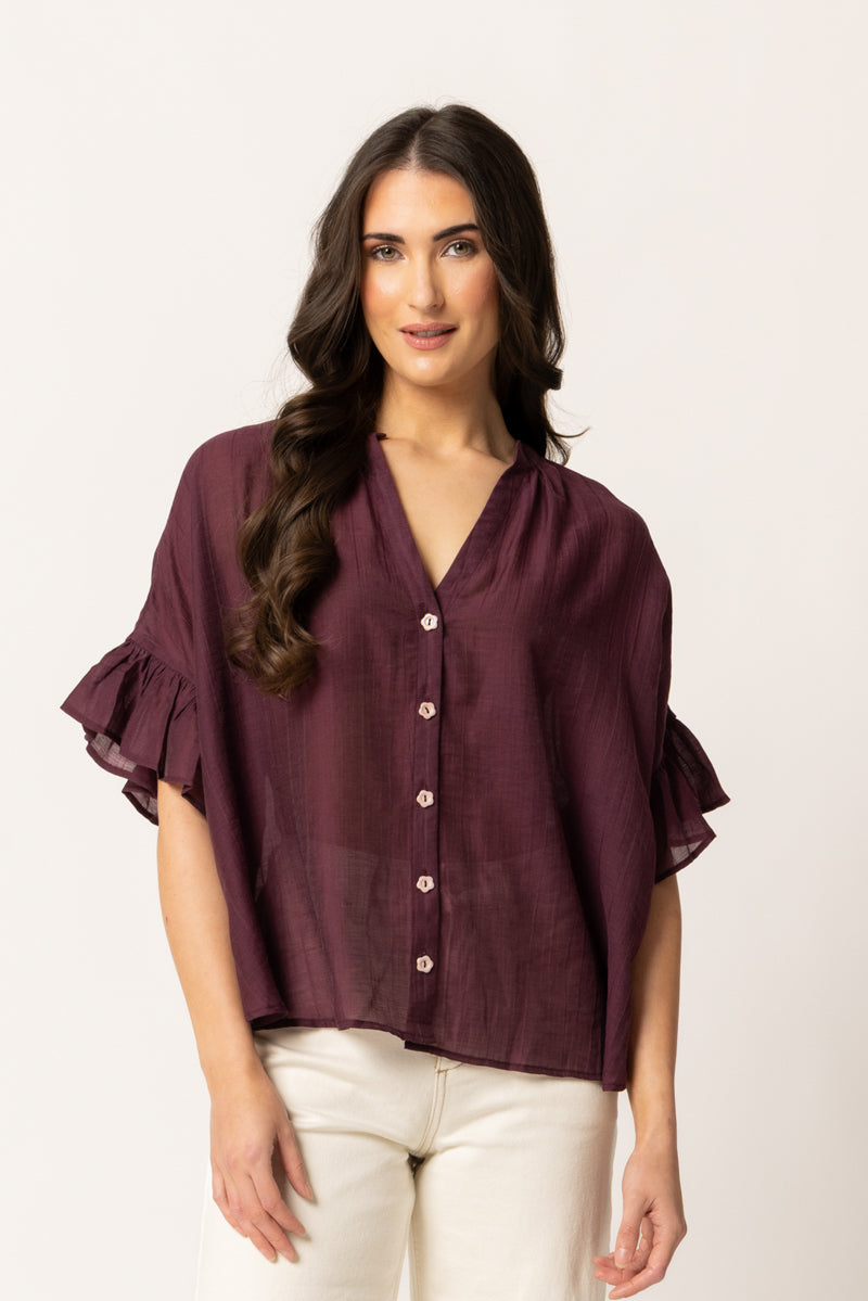 RIVERSTONE SHIRT | Plum
