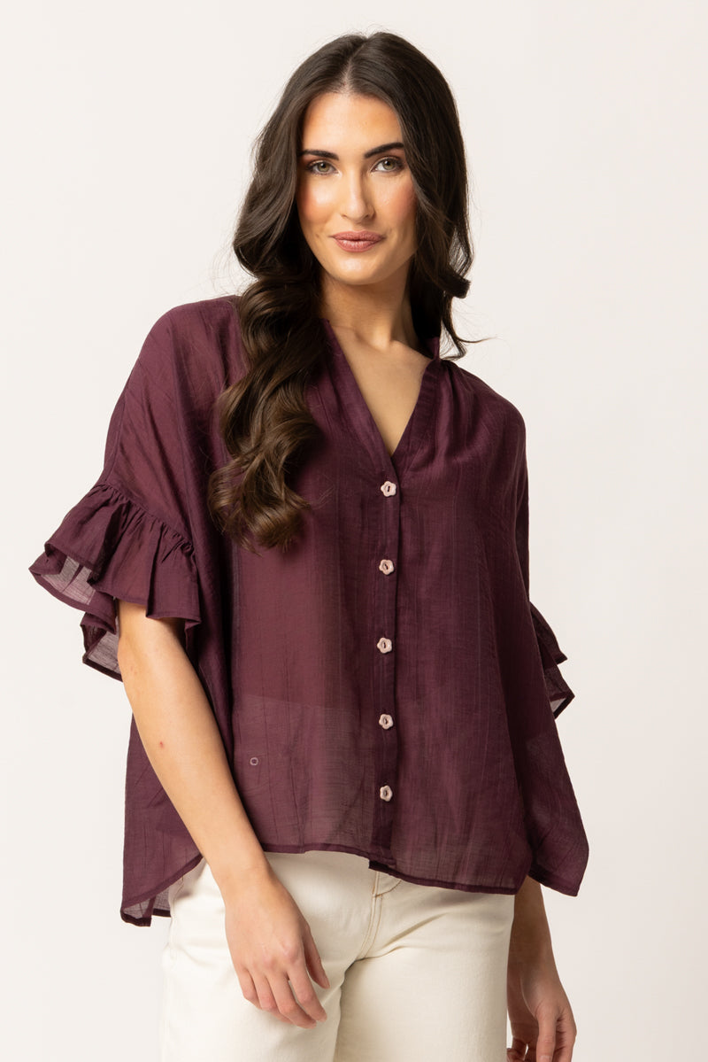 RIVERSTONE SHIRT | Plum