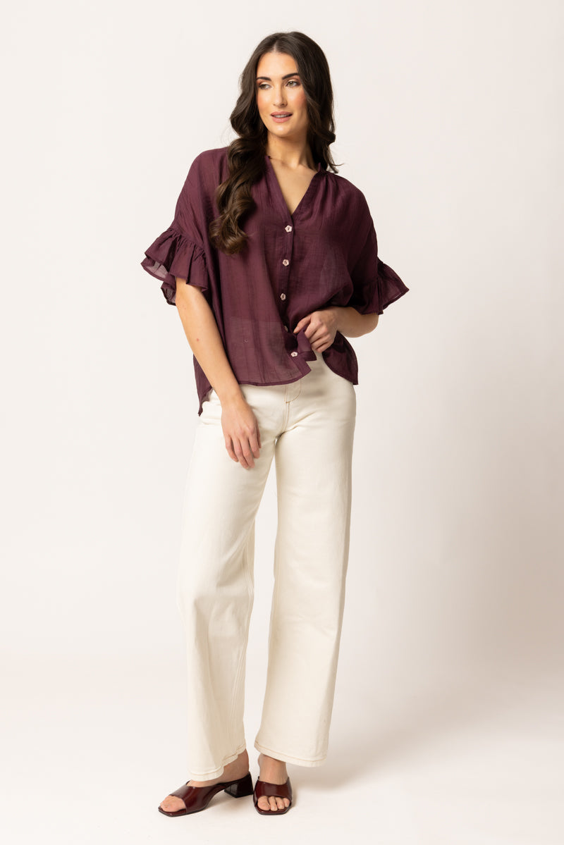 RIVERSTONE SHIRT | Plum