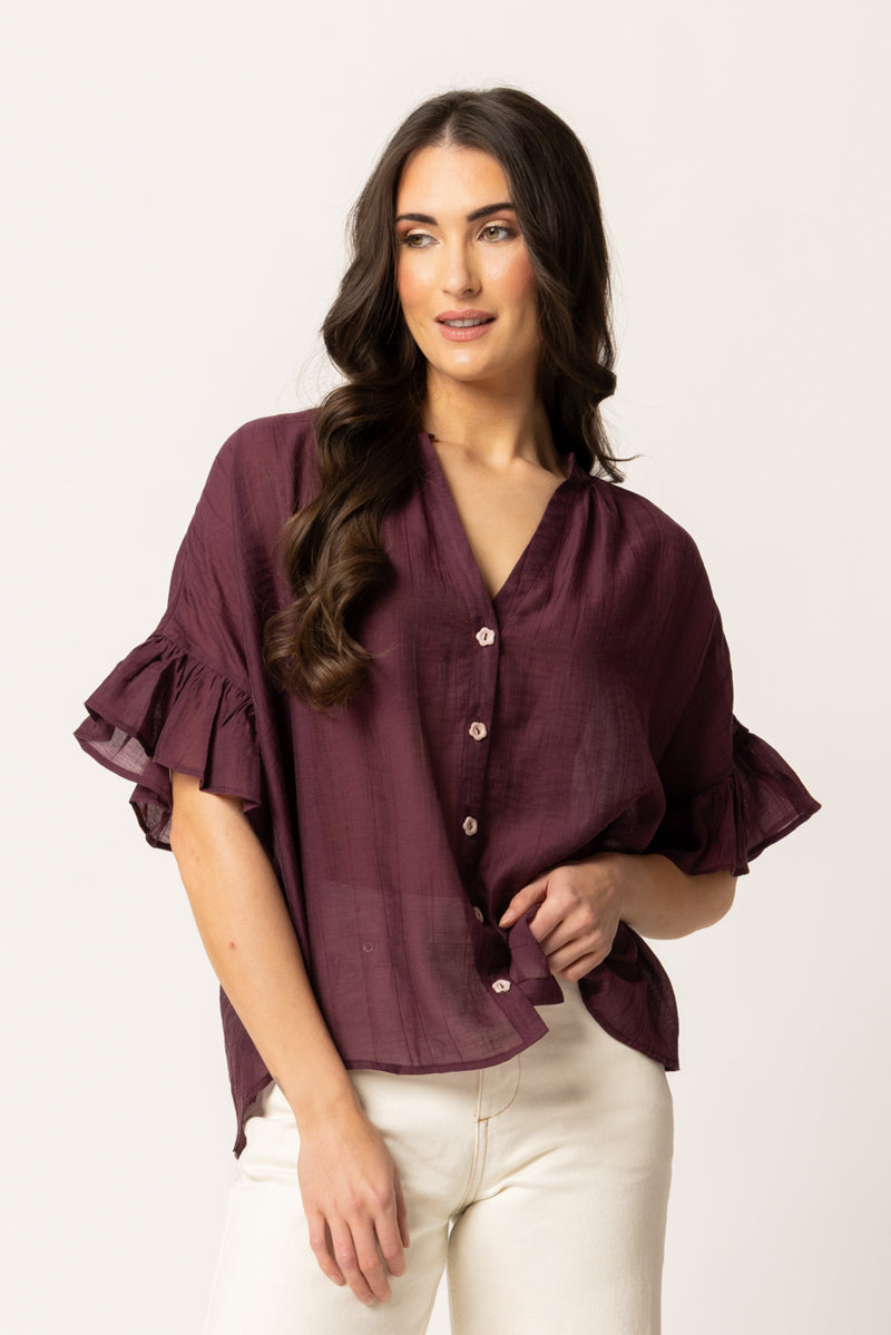 RIVERSTONE SHIRT | Plum