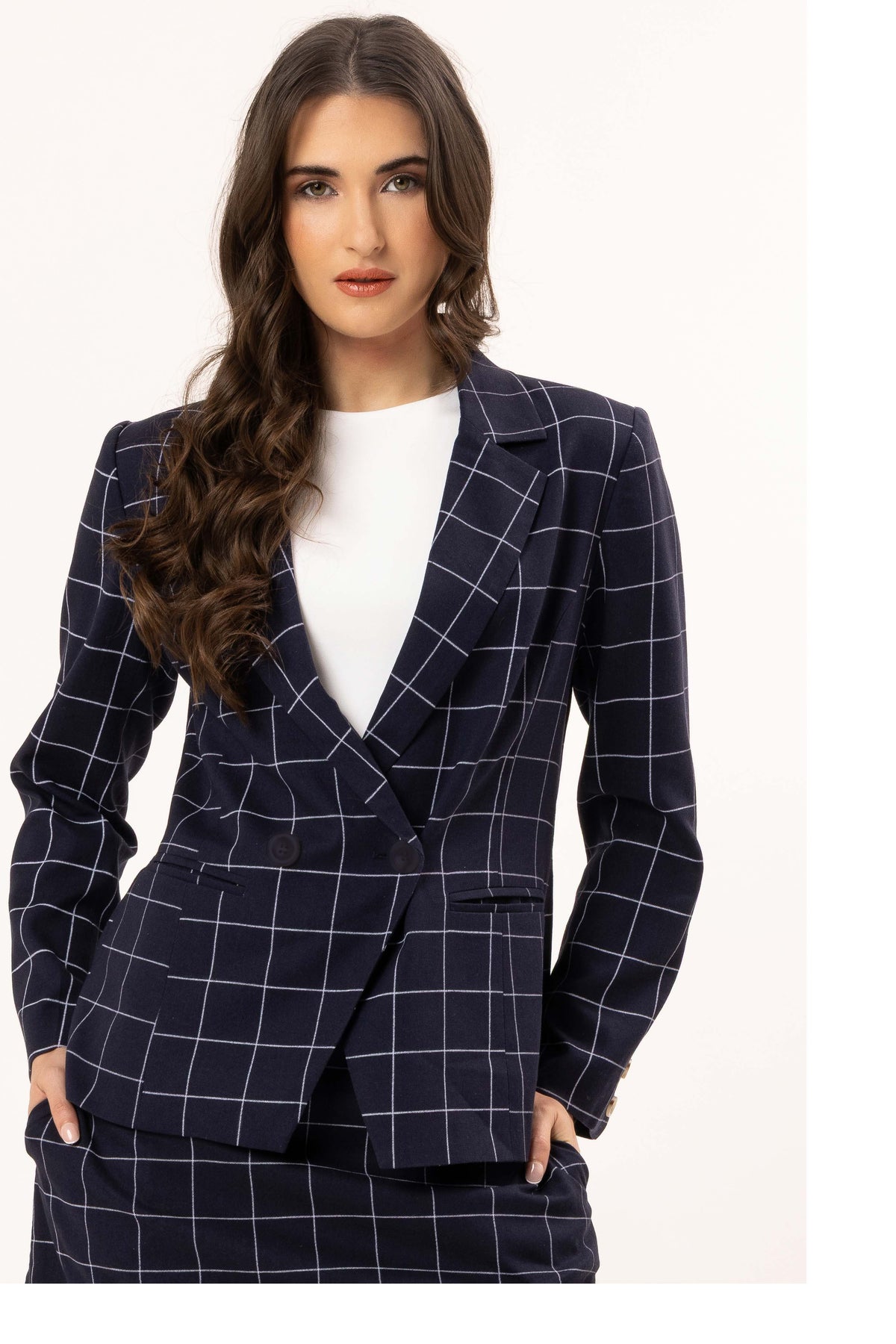 Jordanna Blazer - Blue Check