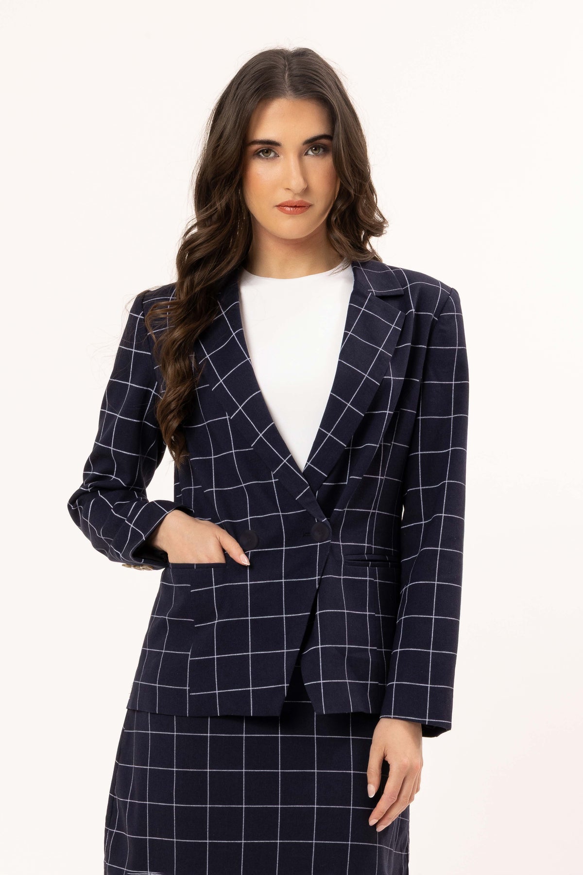 Jordanna Blazer - Blue Check