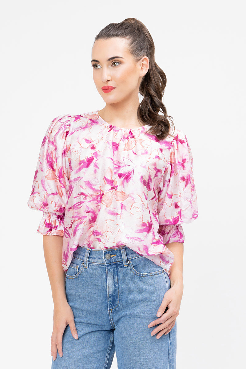Magnificent Top - Pink Slash – CUT Clothing NZ