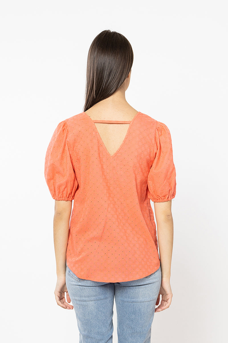 Worthy Top - Coral Broderie