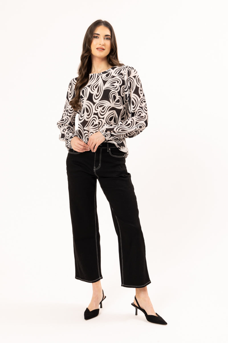 Gratitude Top - Ivory Swirl