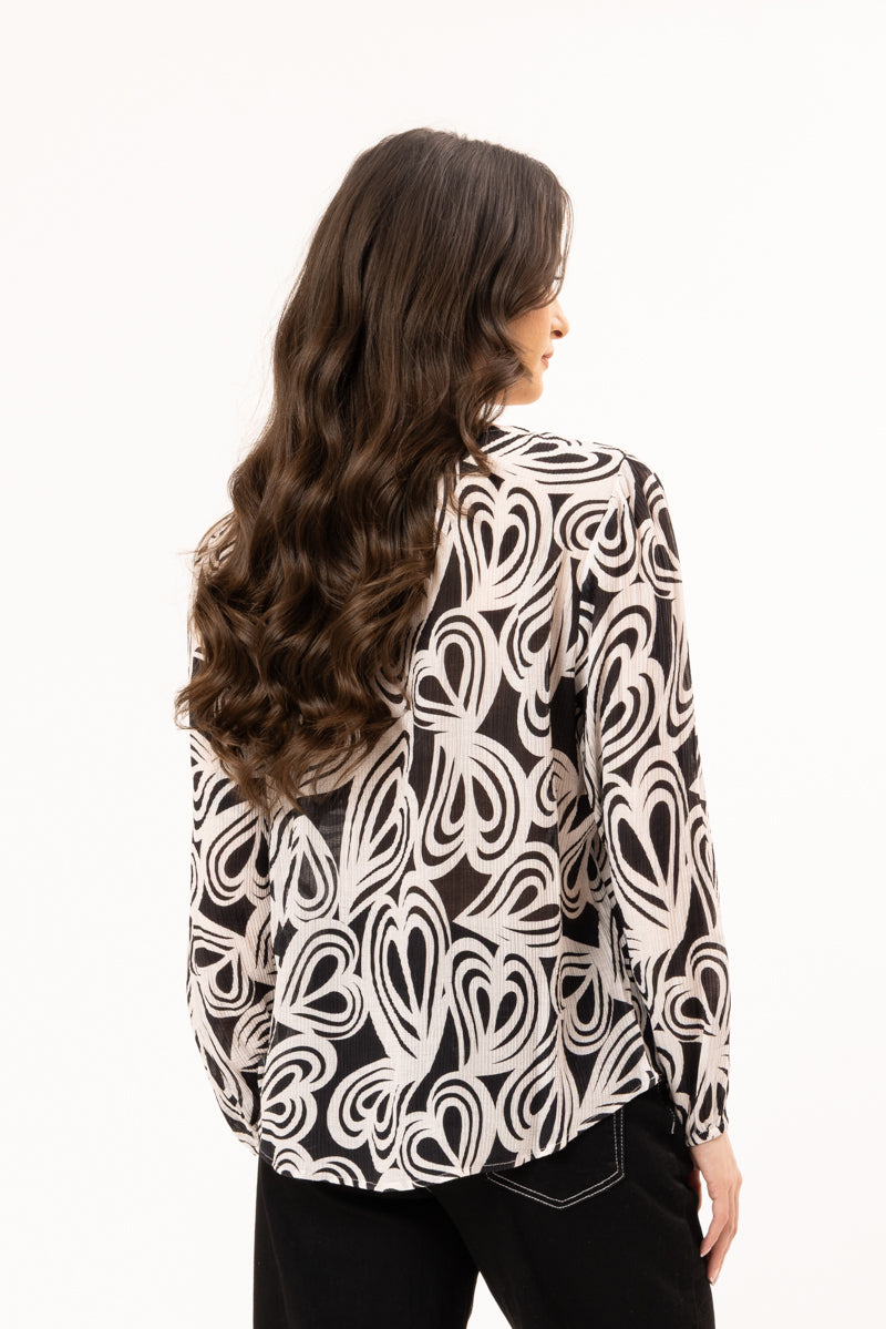 Gratitude Top - Ivory Swirl