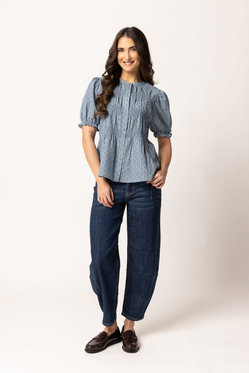 Bonita Top | Denim Shimmer