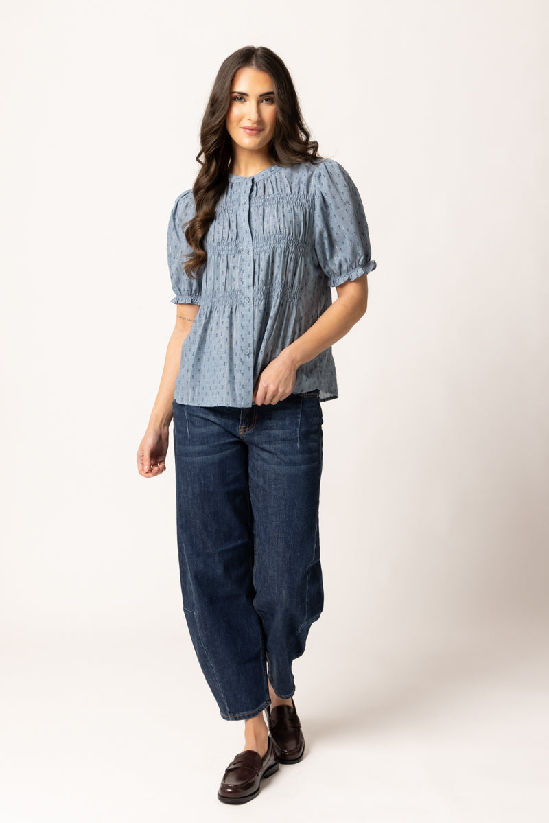 Bonita Top | Denim Shimmer