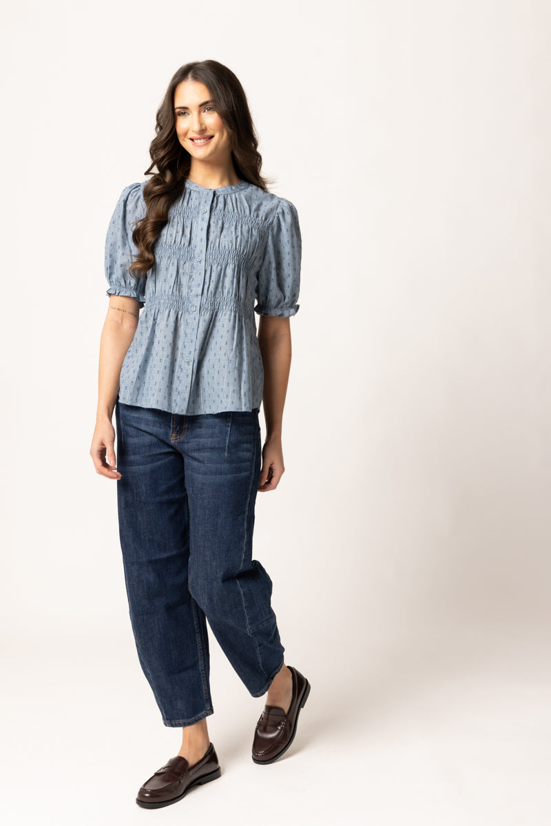 Bonita Top | Denim Shimmer