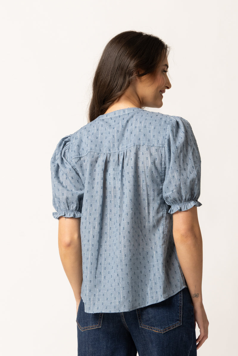 Bonita Top | Denim Shimmer