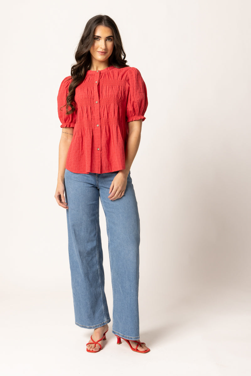 Bonita Top | Raspberry