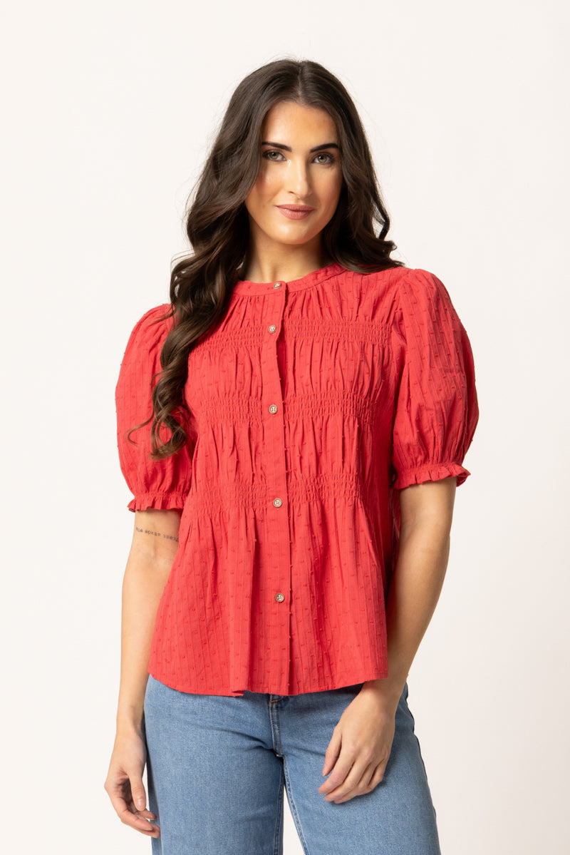 Bonita Top | Raspberry