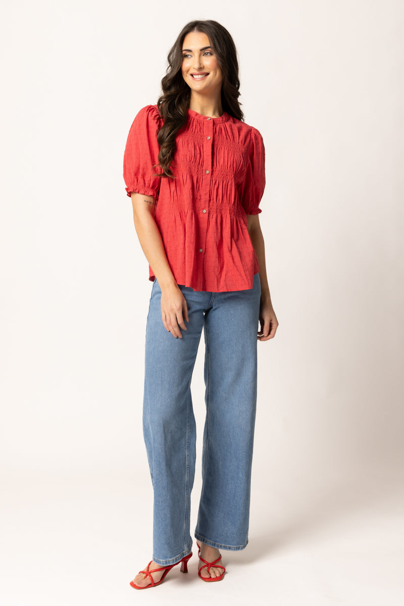 Bonita Top | Raspberry
