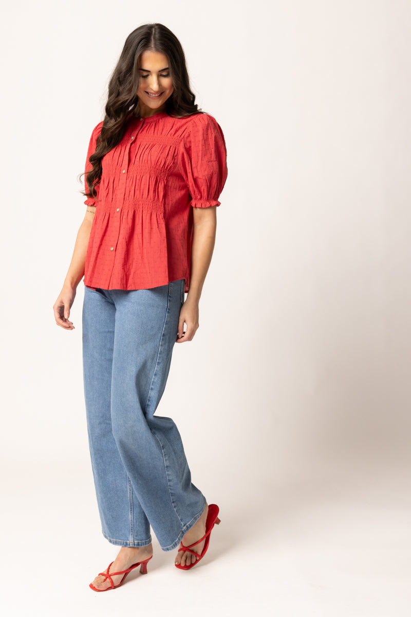 Bonita Top | Raspberry