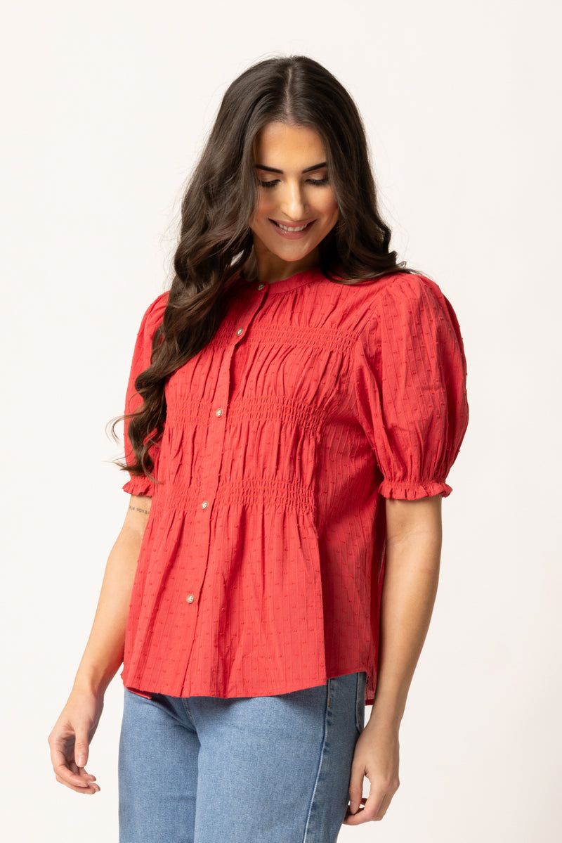 Bonita Top | Raspberry