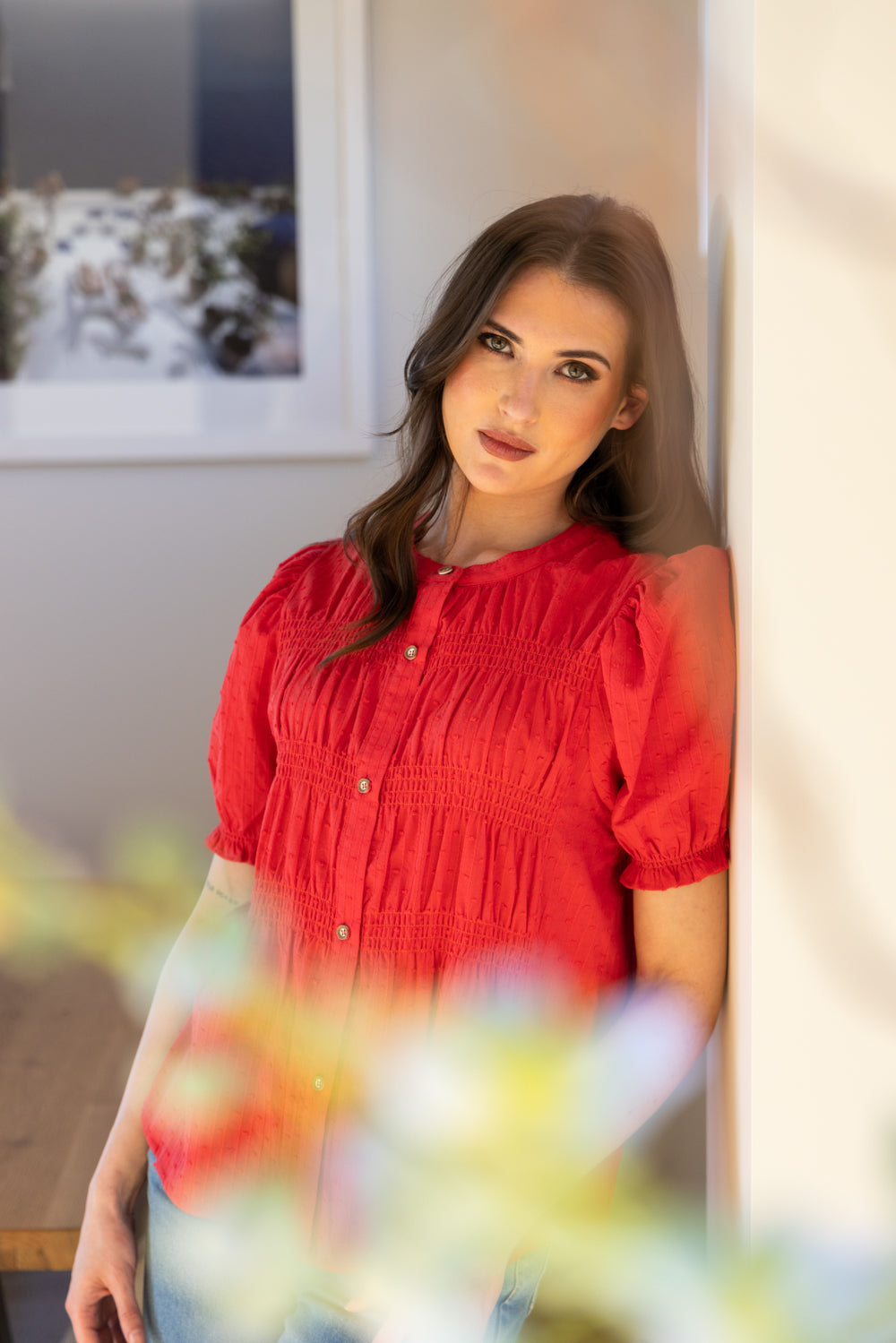 Bonita Top | Raspberry