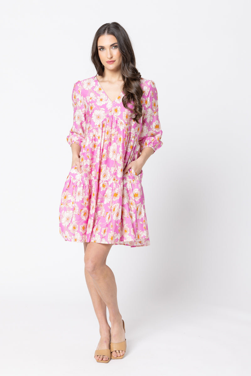 Aspiring Mini Dress - Candy Bloom