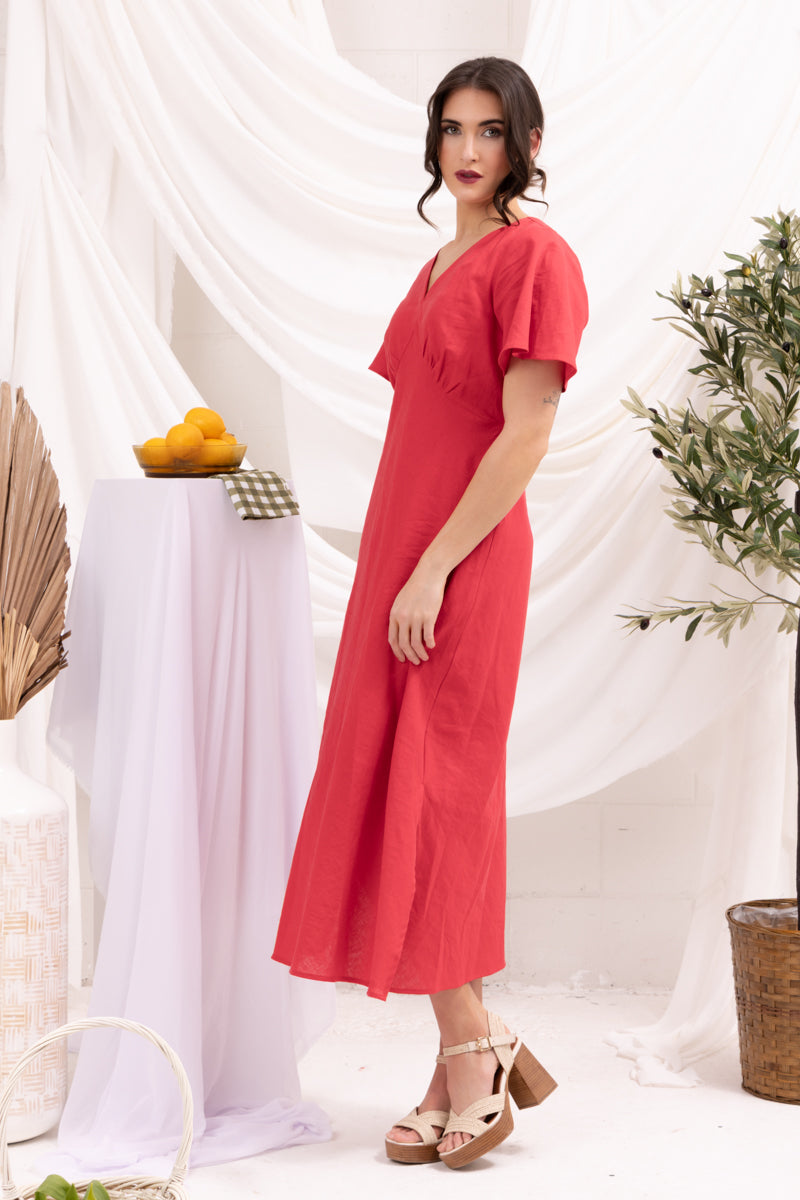 Applause Dress - Berry