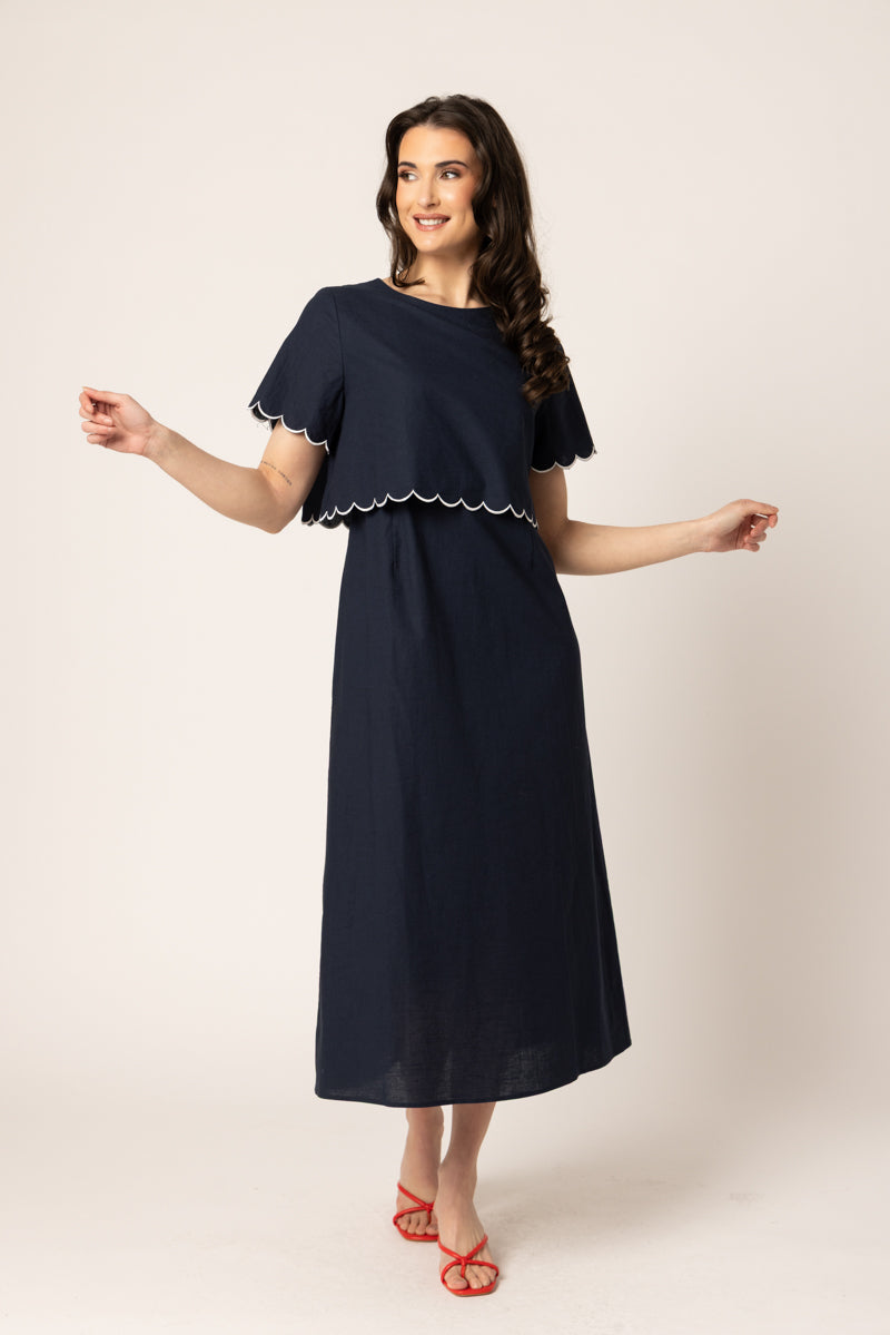 Ladies Day Dress | Navy