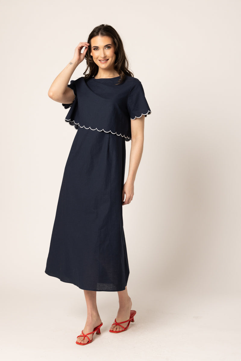 Ladies Day Dress | Navy