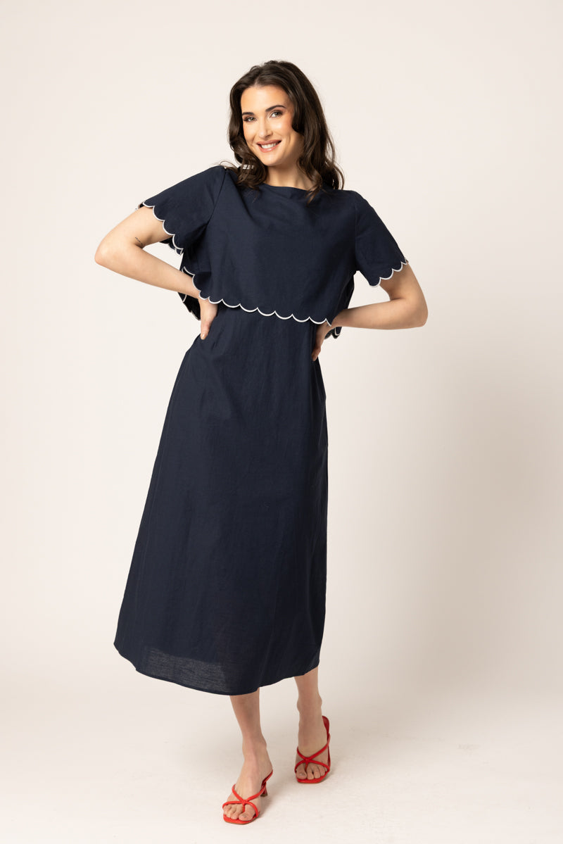 Ladies Day Dress | Navy