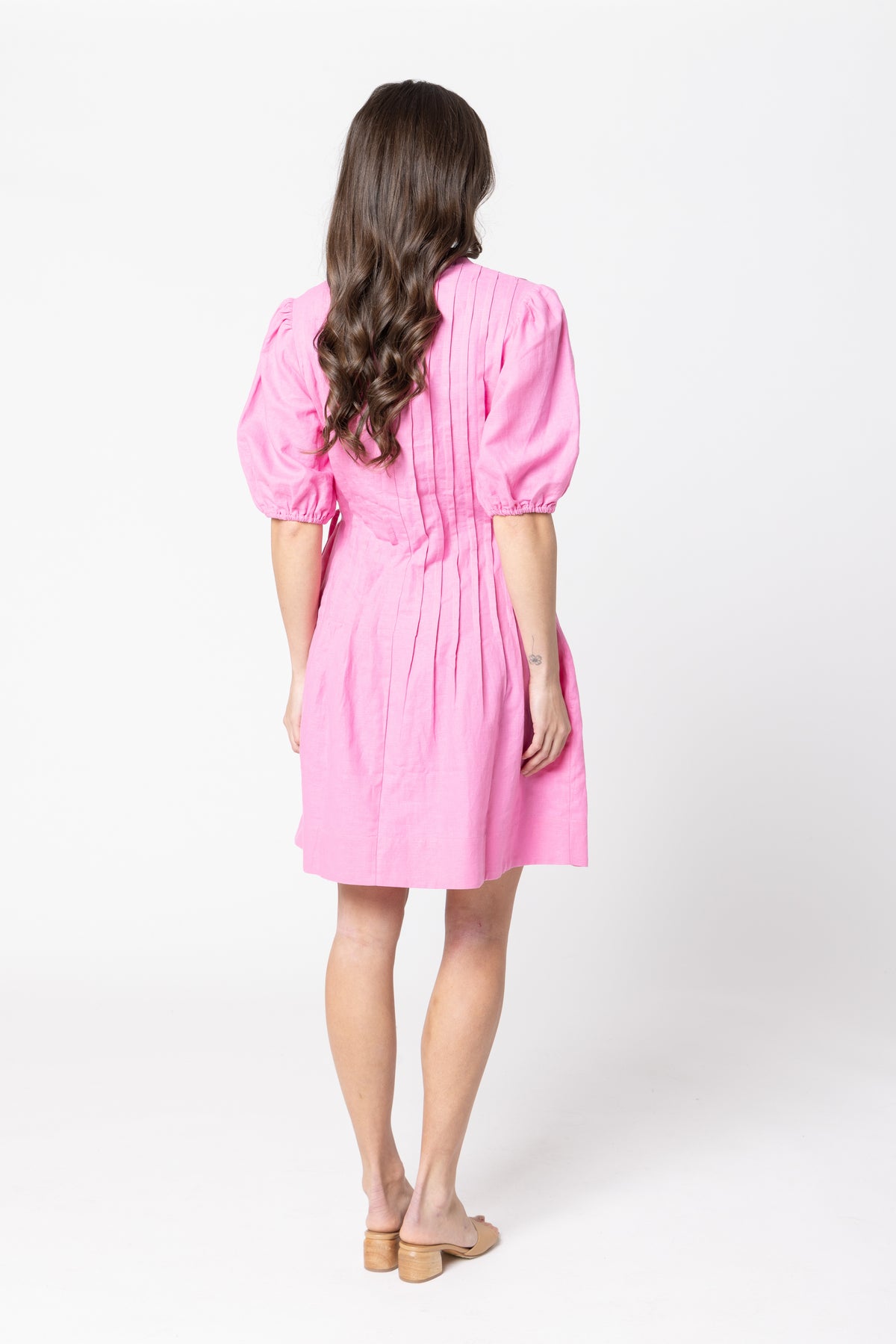 Indulgent Shirt Dress - Bubblegum